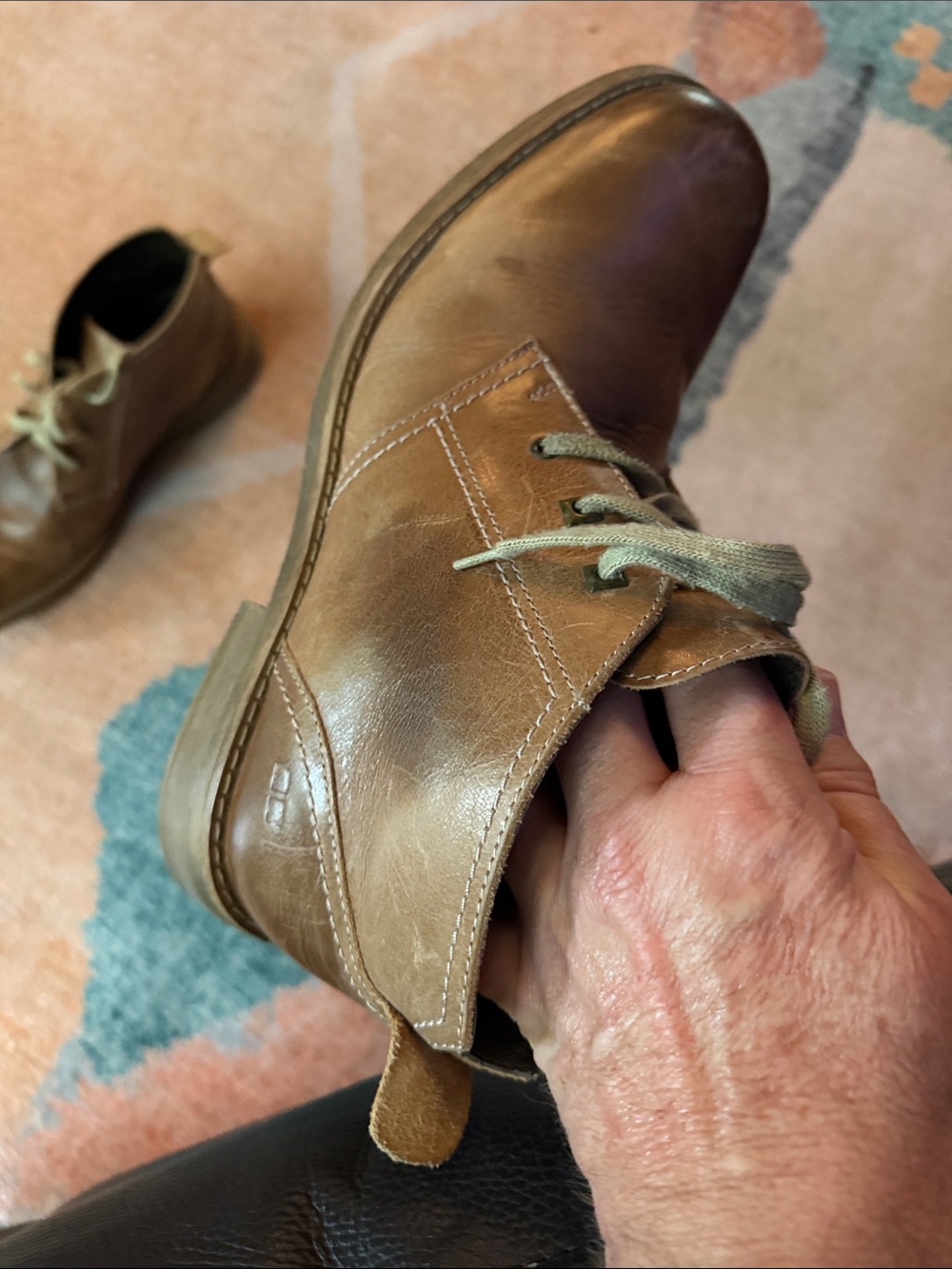 Men's Bed Stu Brown Leather Casual Lace-Up Shoe - Picture 7 of 8